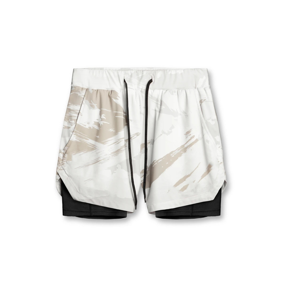 Men's Double-Layer Breathable Athletic Shorts DK36