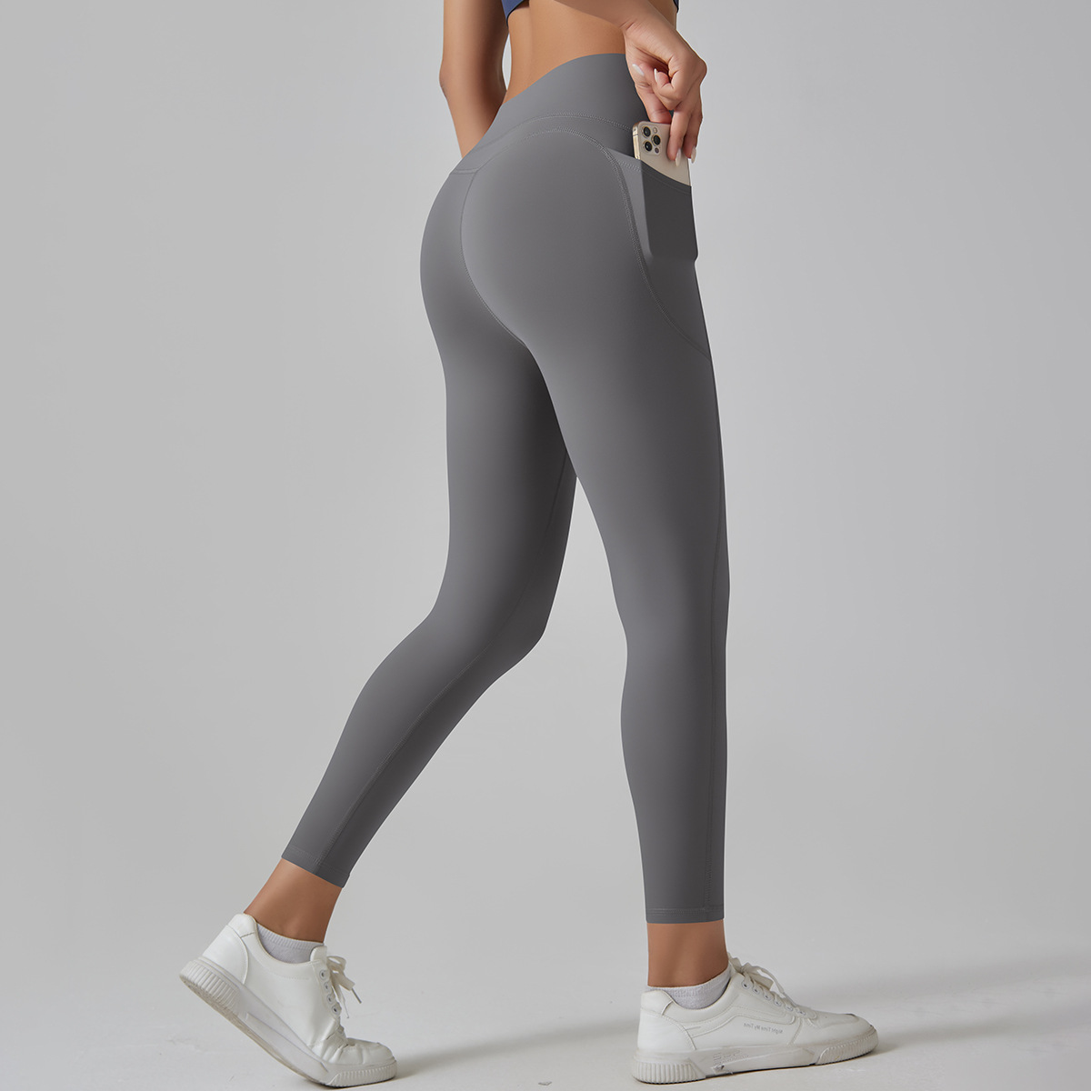  High-Waisted Hip-Lifting Tummy-Control Sports Yoga Pants 6647