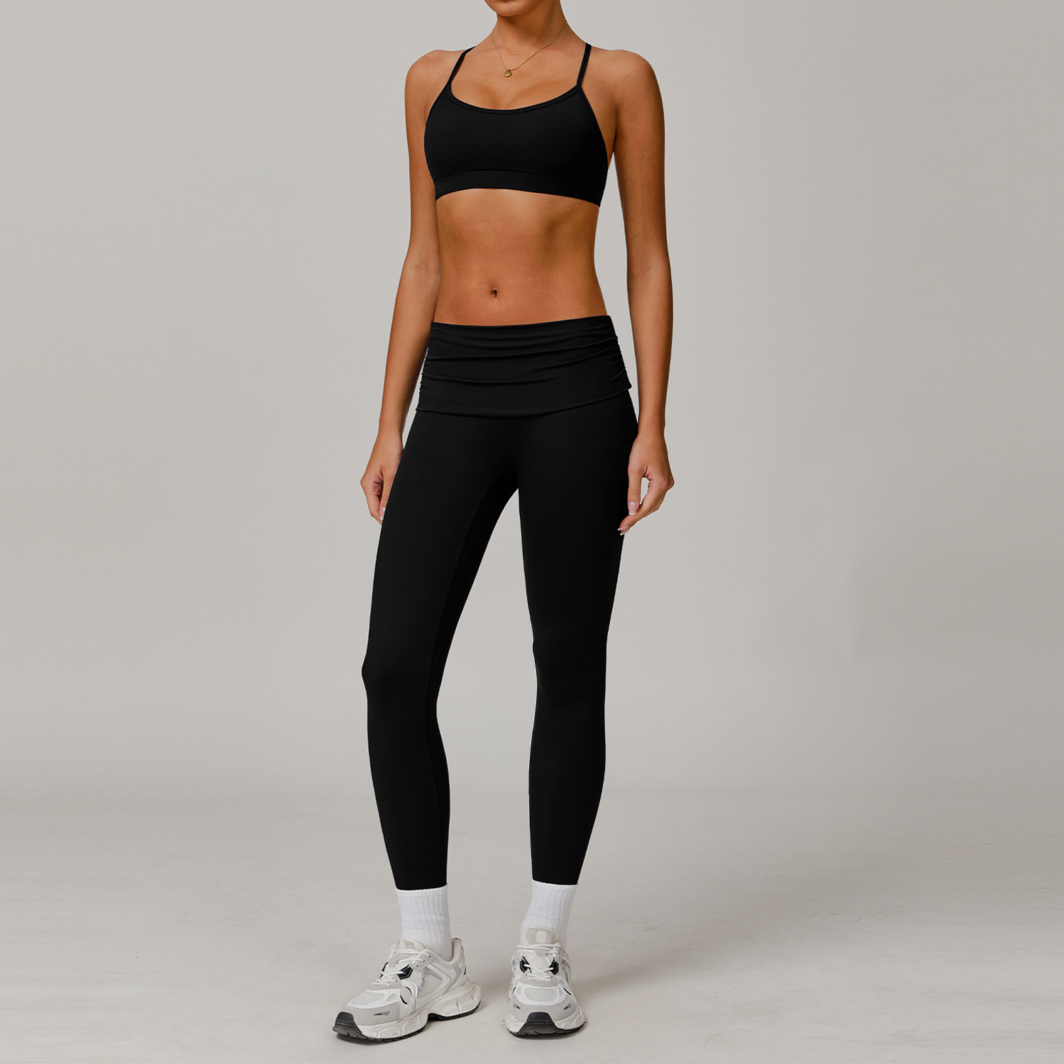  Tight and Quick-Dry Yoga Bra Long Panta Set 8347