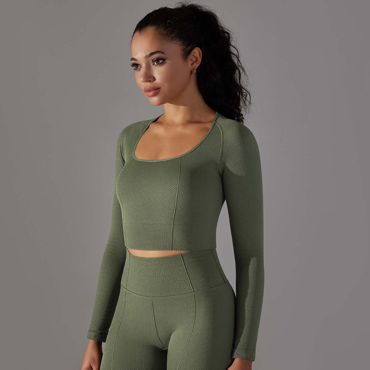  Quick-Dry Tight Long-Sleeve Sportswear 6621