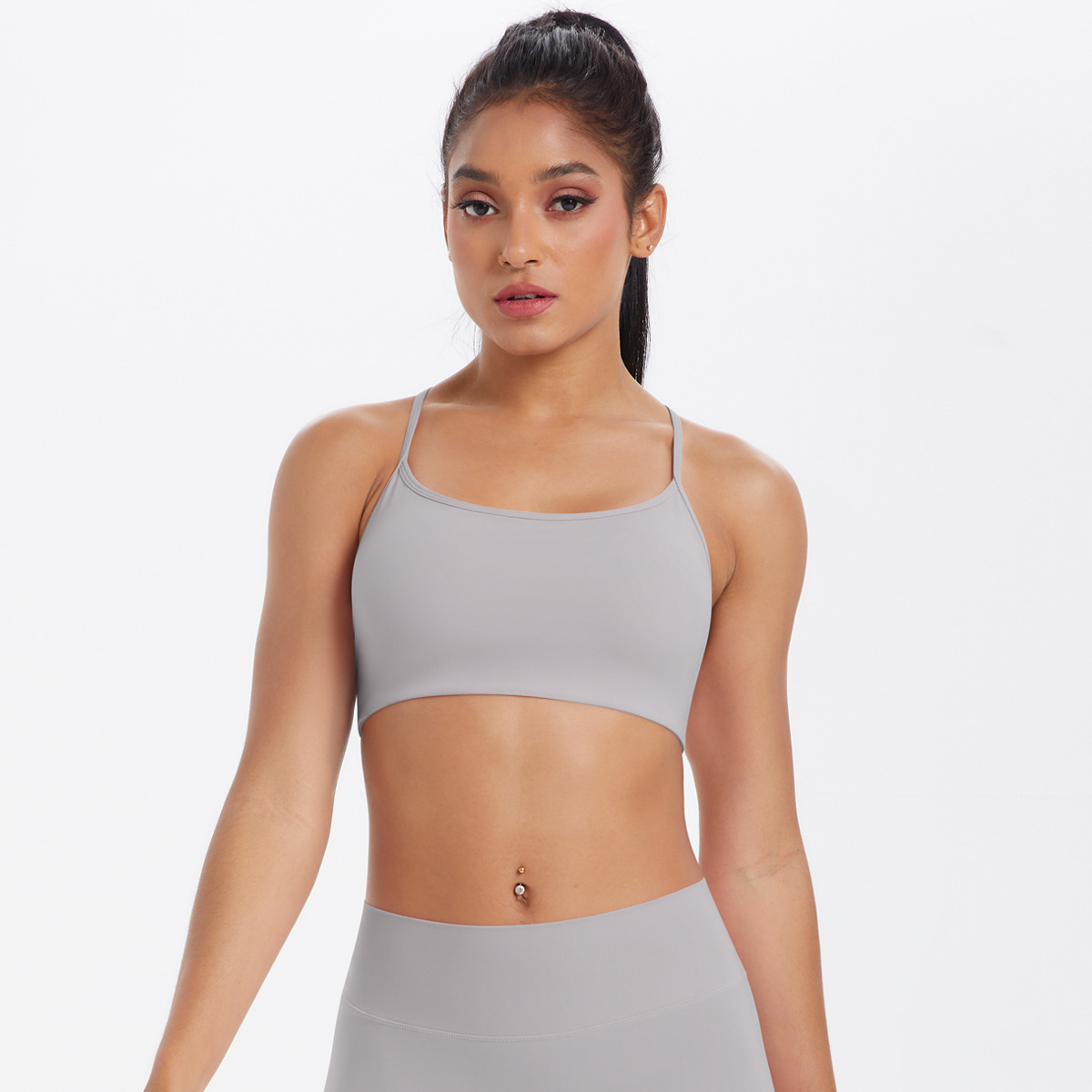Cross-strapped Breathable Yoga Bra Vest 7112