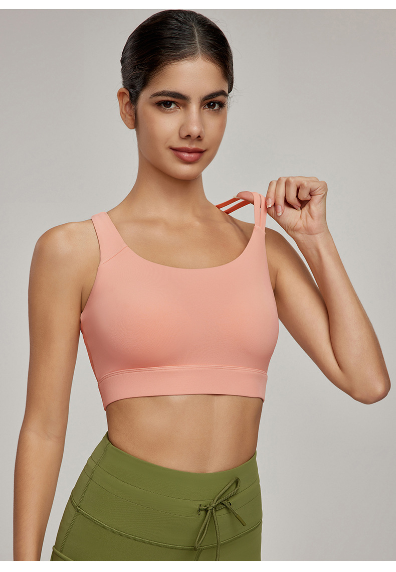 Asymmetrical Open-Back Yoga Sports Bra  DWC115120