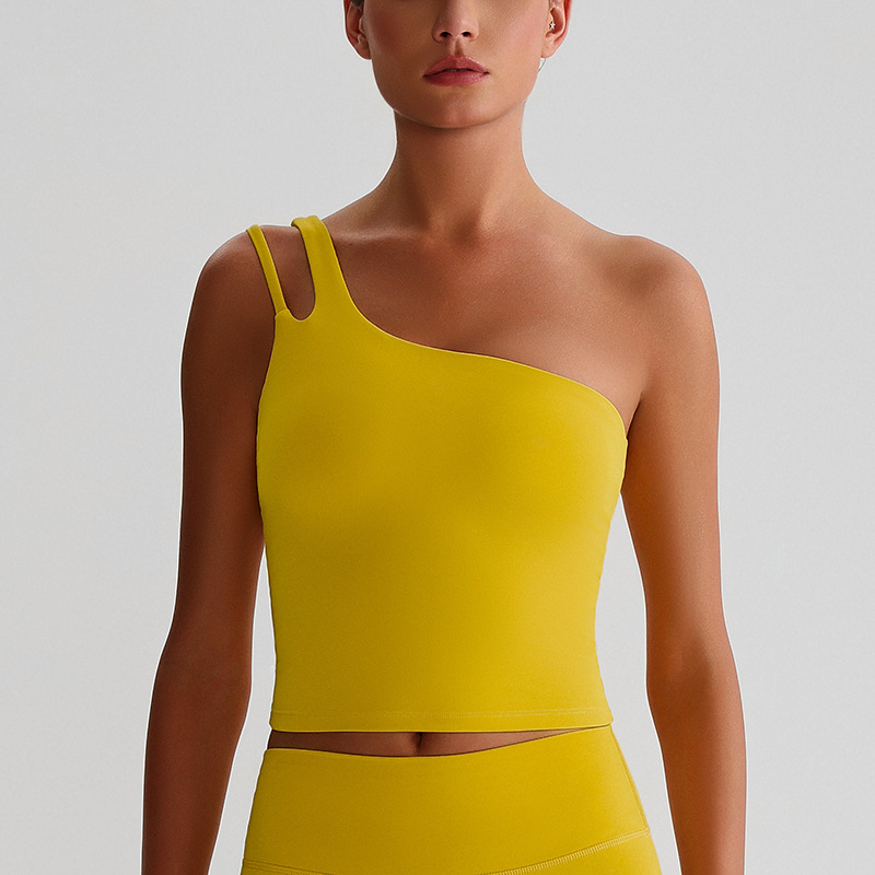 Off-the-shoulder Yoga Bra Running Fitness Vest SKL-LQ8029