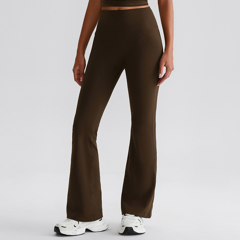 Yoga Pants for women High-waisted Hip-lifting Slightly Flared Leggings SKL-LQ8006