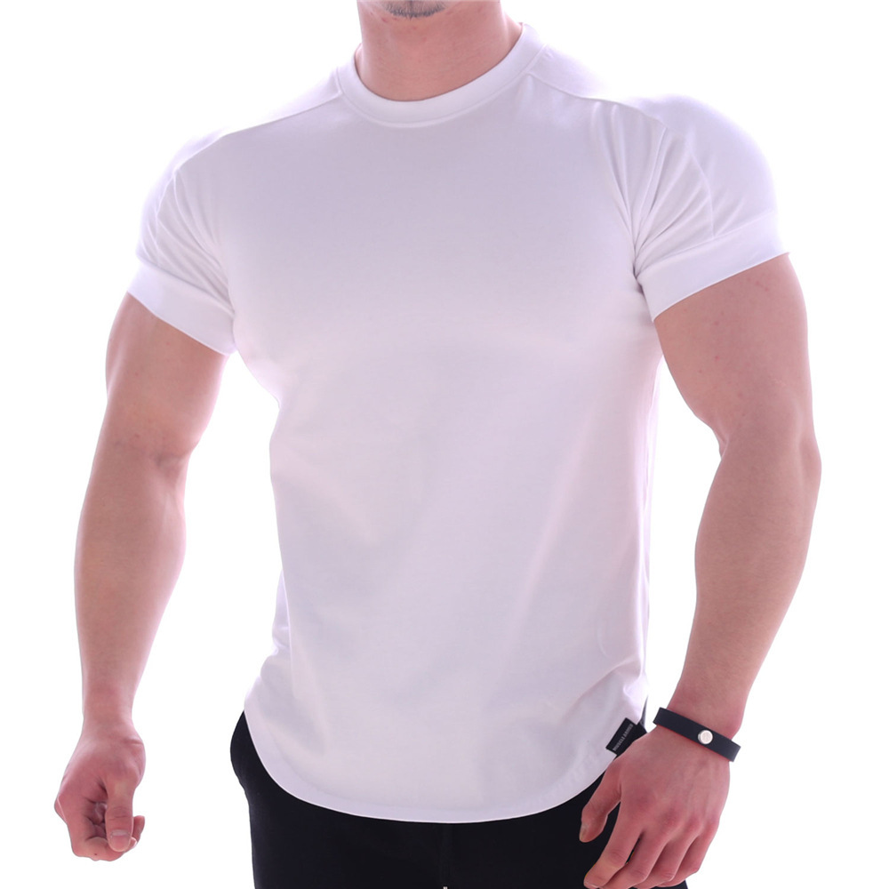 Men's Stretch Round Neck Short Sleeve T-Shirts DX20264