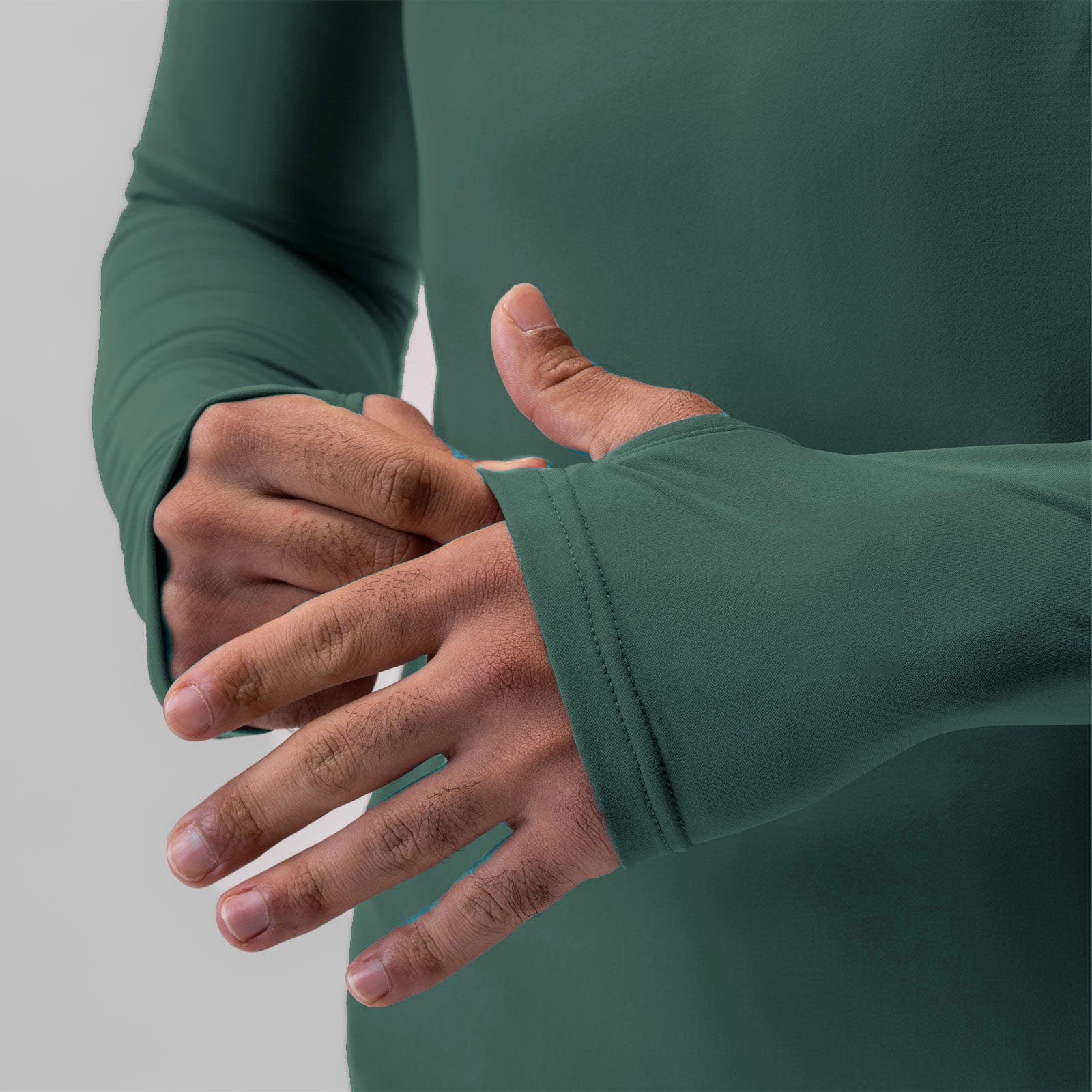 Men's Half - Zip Compression Long - Sleeve Tops CX316