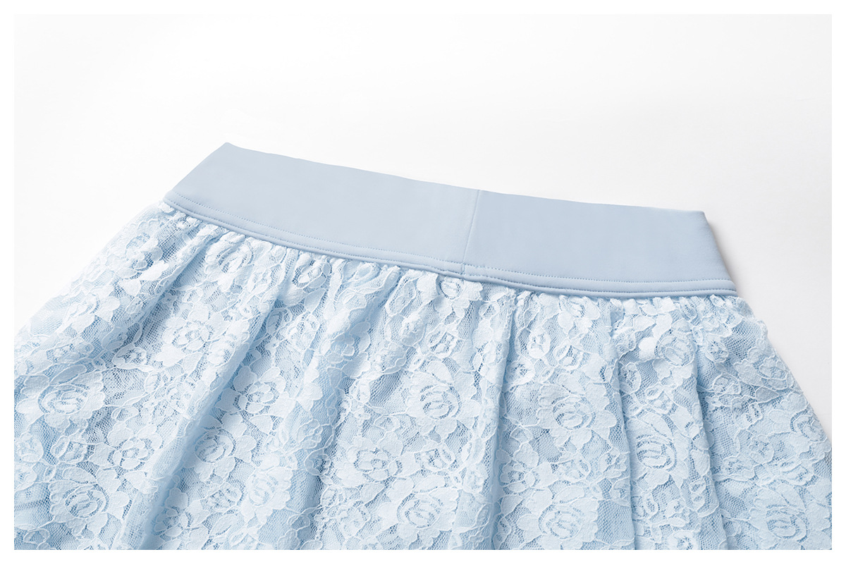 Lace Nude Feeling Yoga Skirt 9187