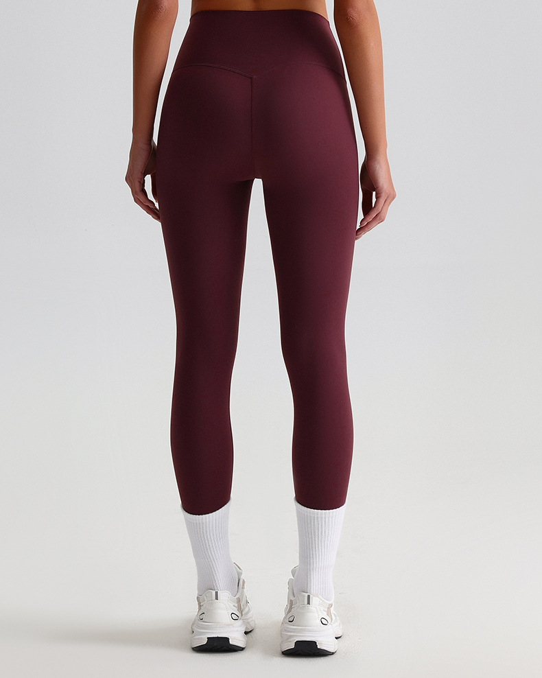 High-waisted Leggings Hip-lifting Running Fitness Pants SKL-LQ2186