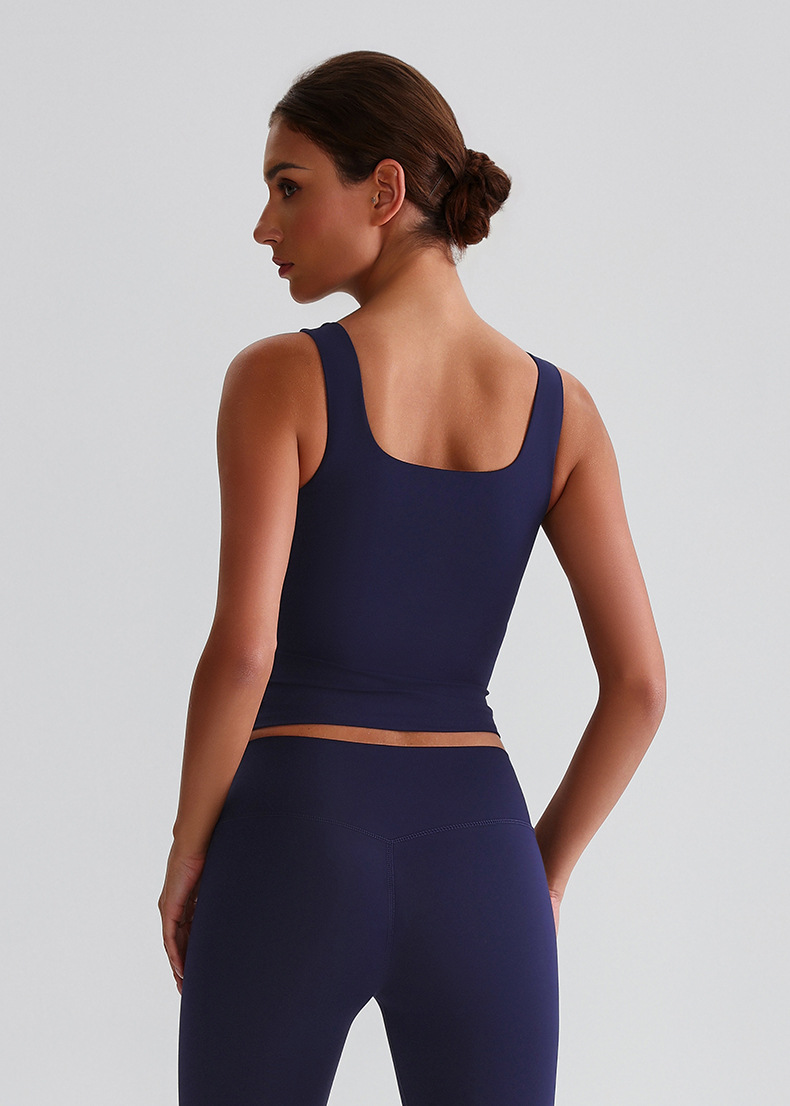 Vest Fitness Beautiful Back Bra Long Suspenders With Chest Pads SKL-LQ8011