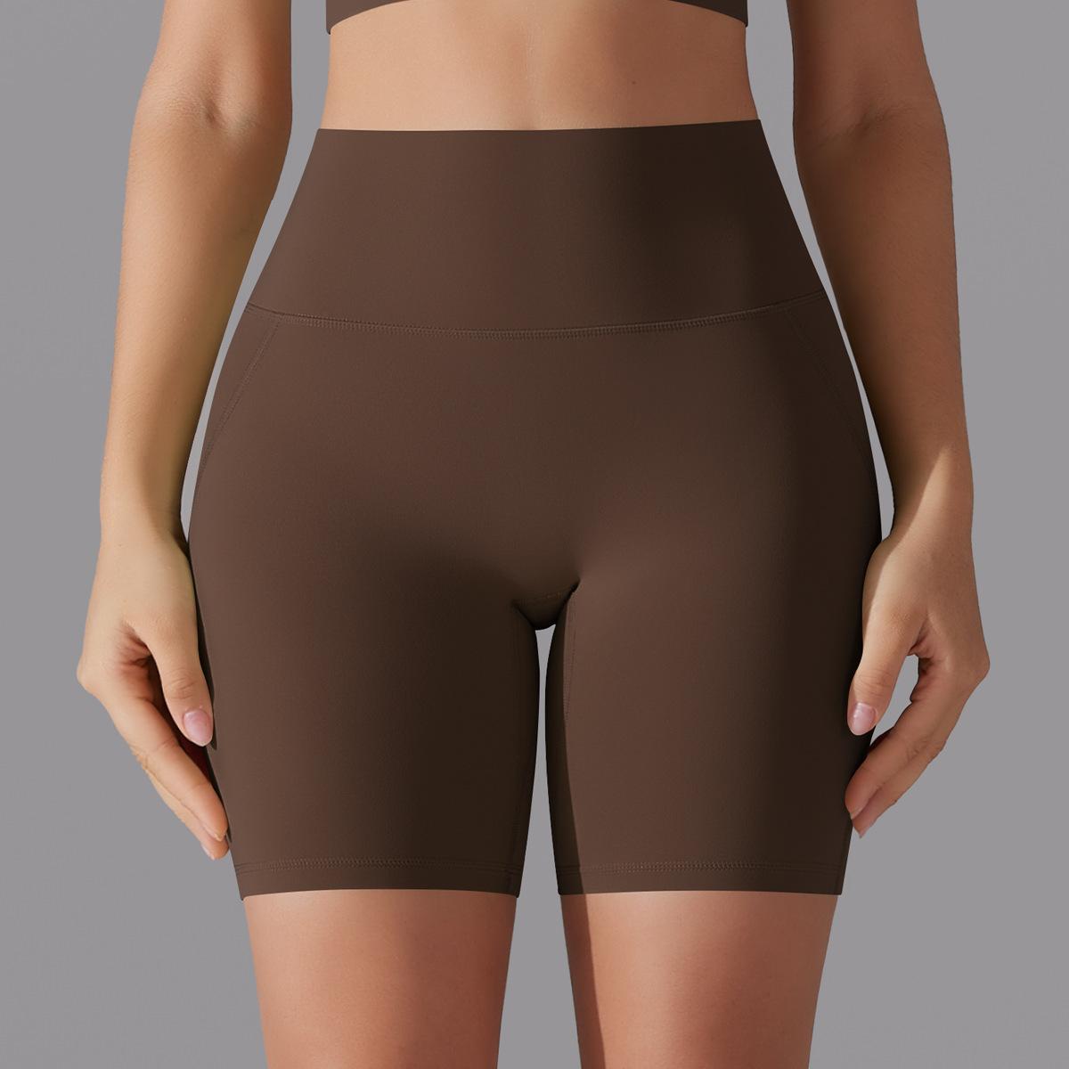  High-waisted Hip-lifting Running Training Yoga Shorts 7054
