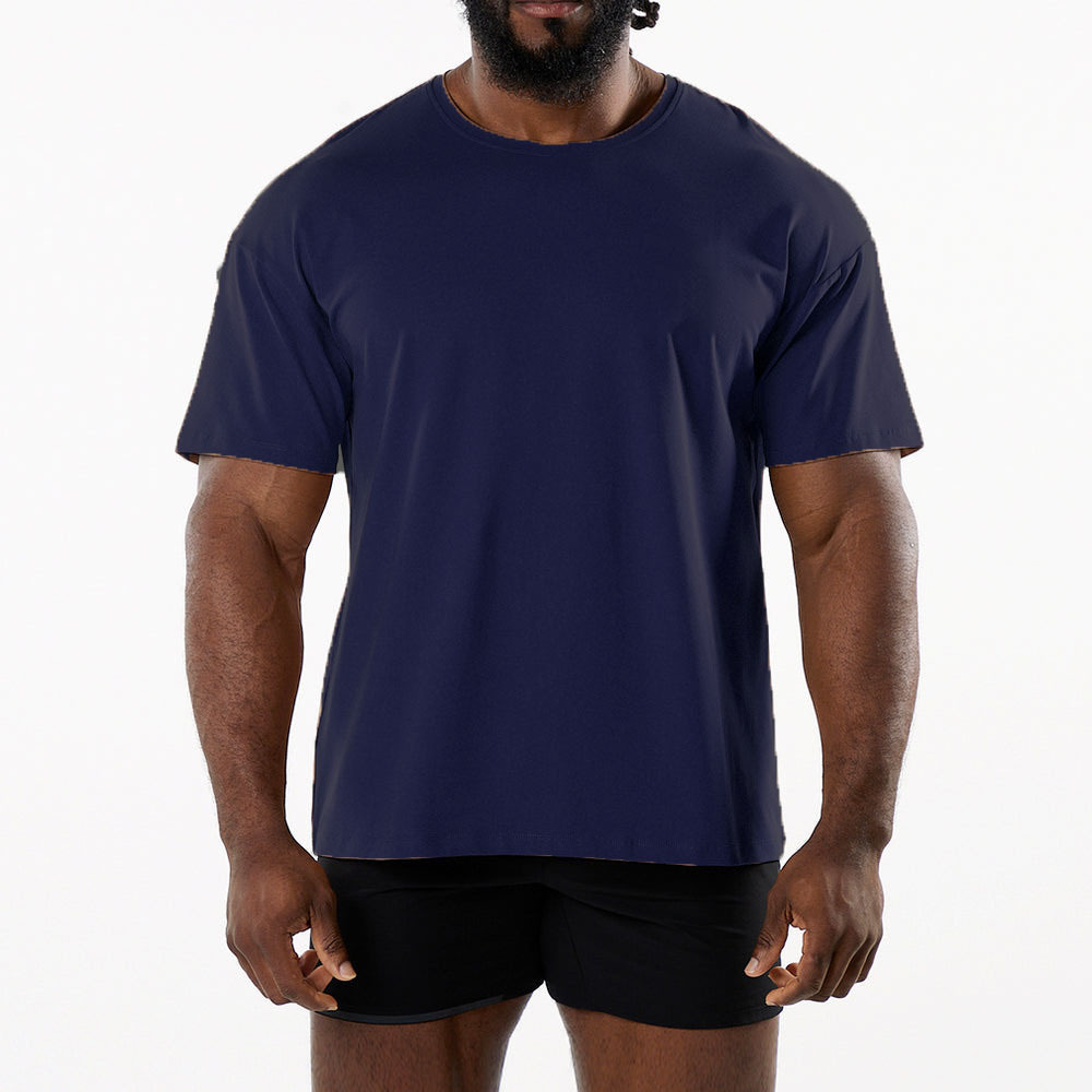 Men's Round - Neck Short - Sleeve T - Shirts for Sports and Fitness  KSDX01