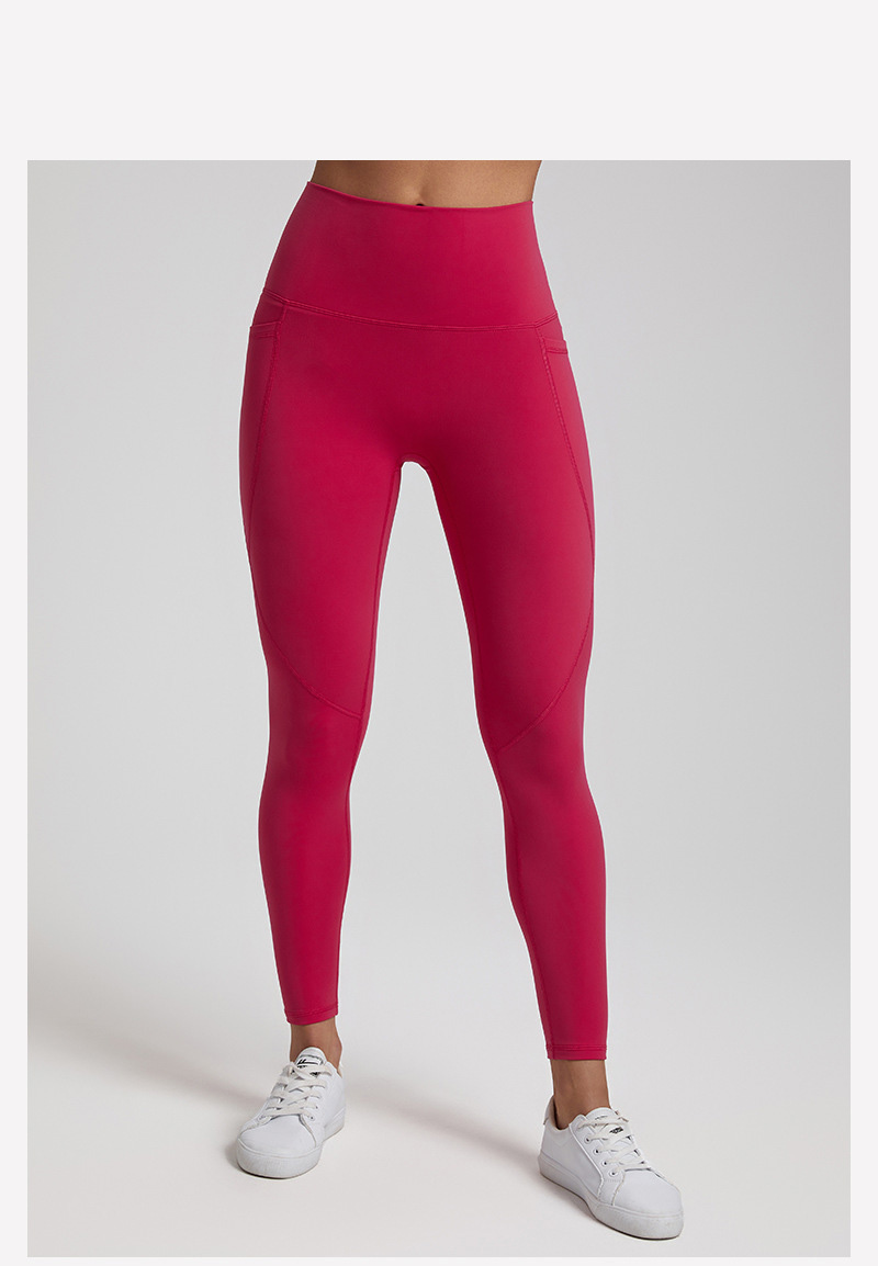 Tight-fitting Yoga Pants Without Embarrassing Lines With Pocket  High-waisted Fitness Leggings SKL-LQ4062