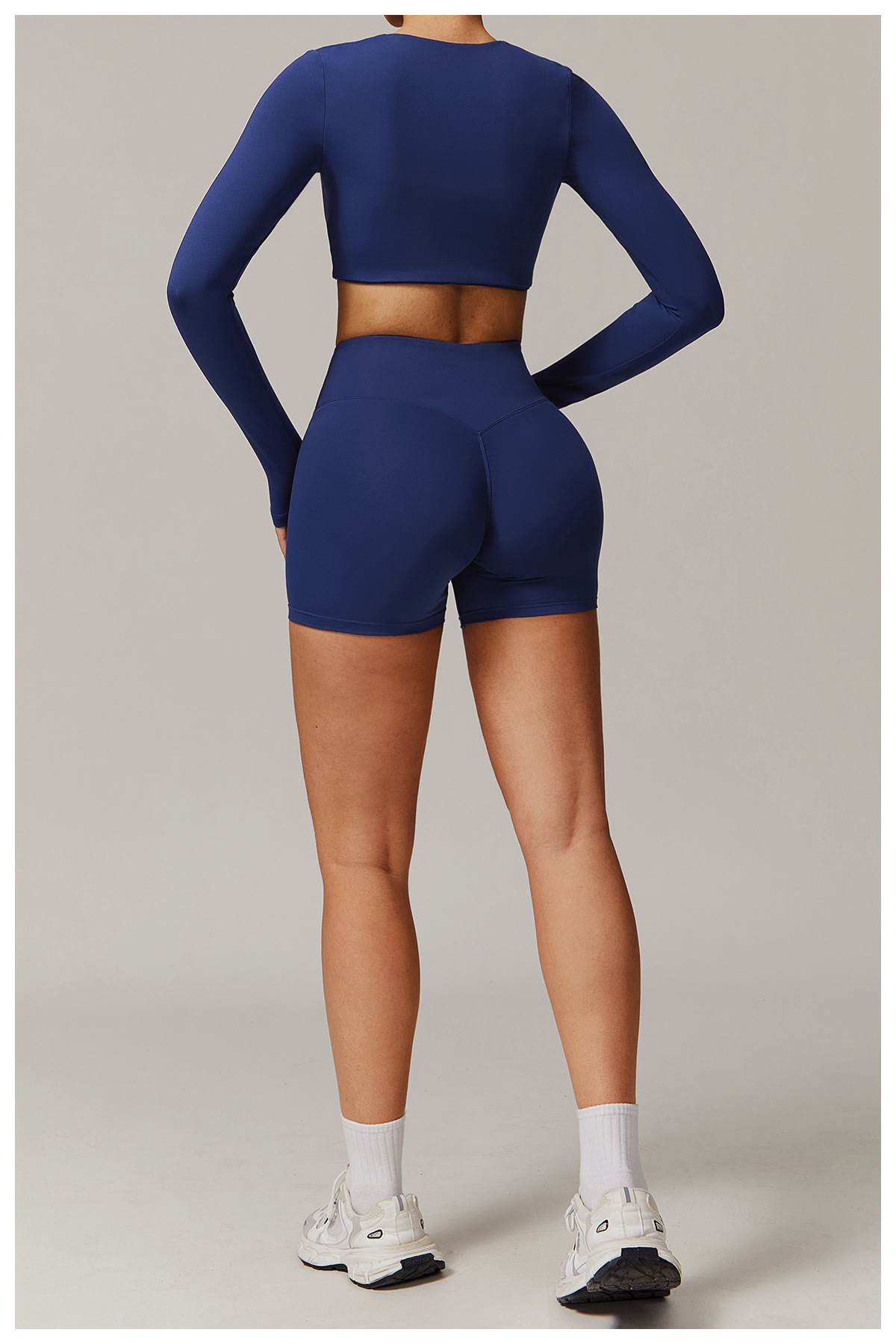 Quick Dry Tight Yoga Long-Sleeved top Set 9172