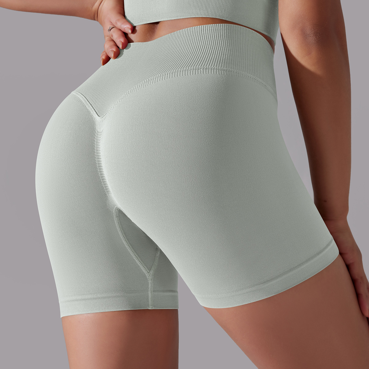 High-waisted Hip-lifting Seamless Quick-dry Tight Pants 6632