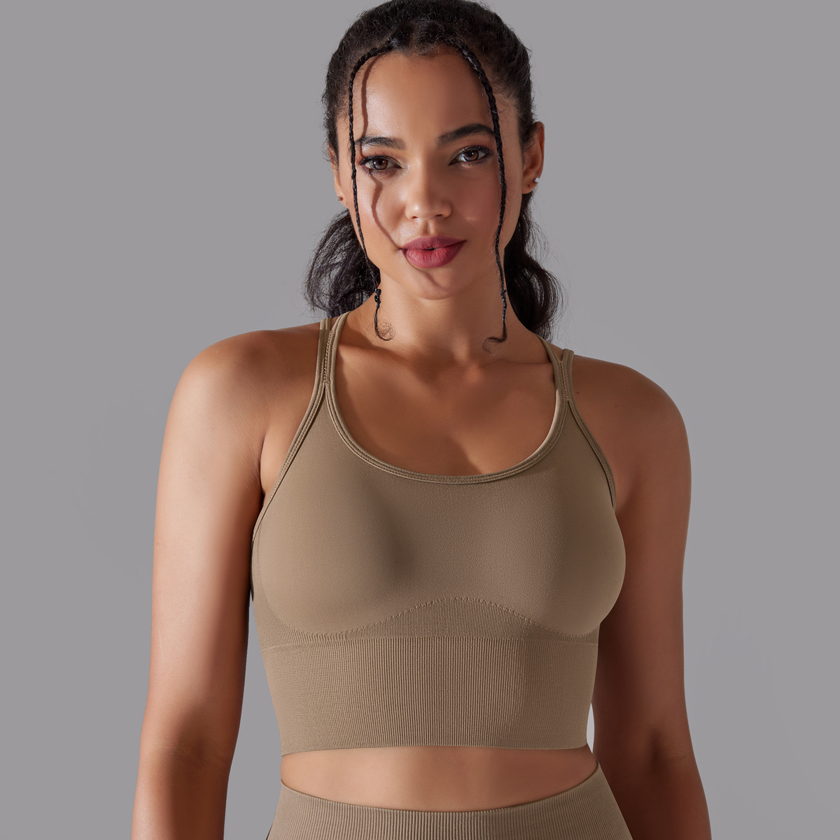  Crisscross Straps Yoga Bra Quick-dry 6632vest