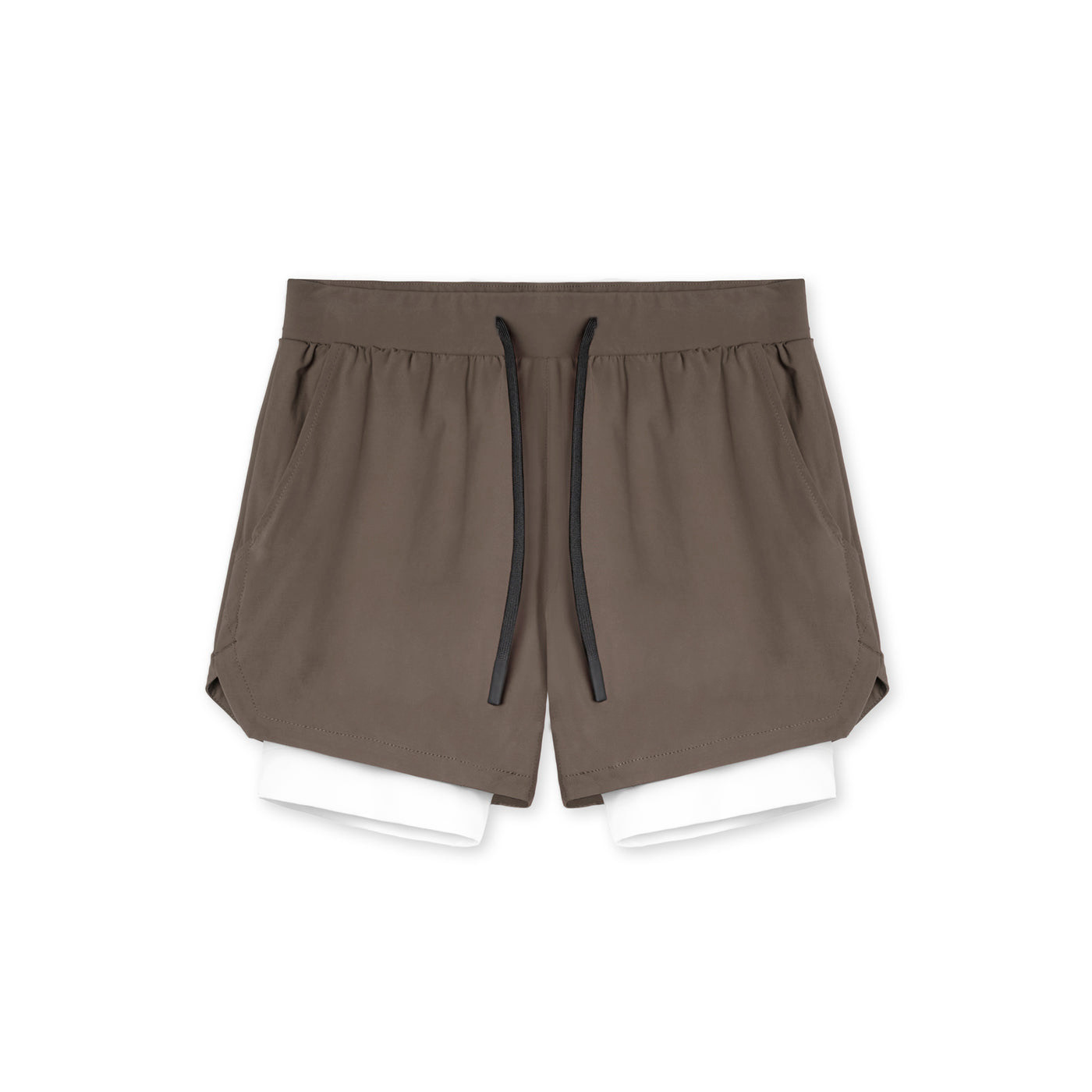 Men's Double-Layer Elastic Quick-Dry Sports Shorts SCDK1