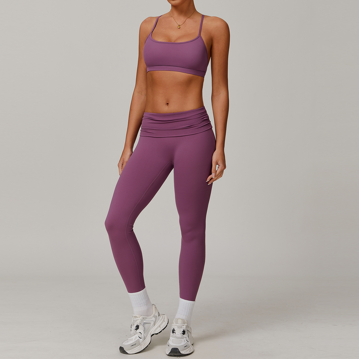  Tight and Quick-Dry Yoga Bra Long Panta Set 8347