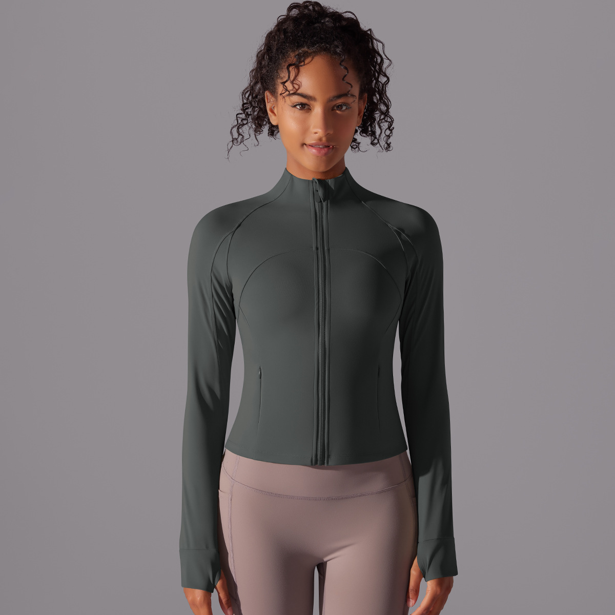 Outdoor Sports Breathable Zip-up Coat 7007