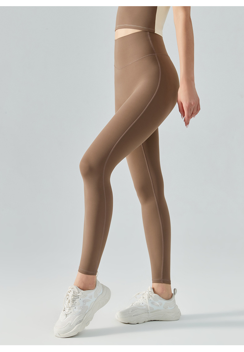 Solid Color High-Waisted Butt-Lifting Yoga Pants DSP381