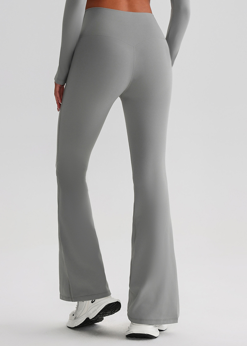 Yoga Pants for women High-waisted Hip-lifting Slightly Flared Leggings SKL-LQ8006