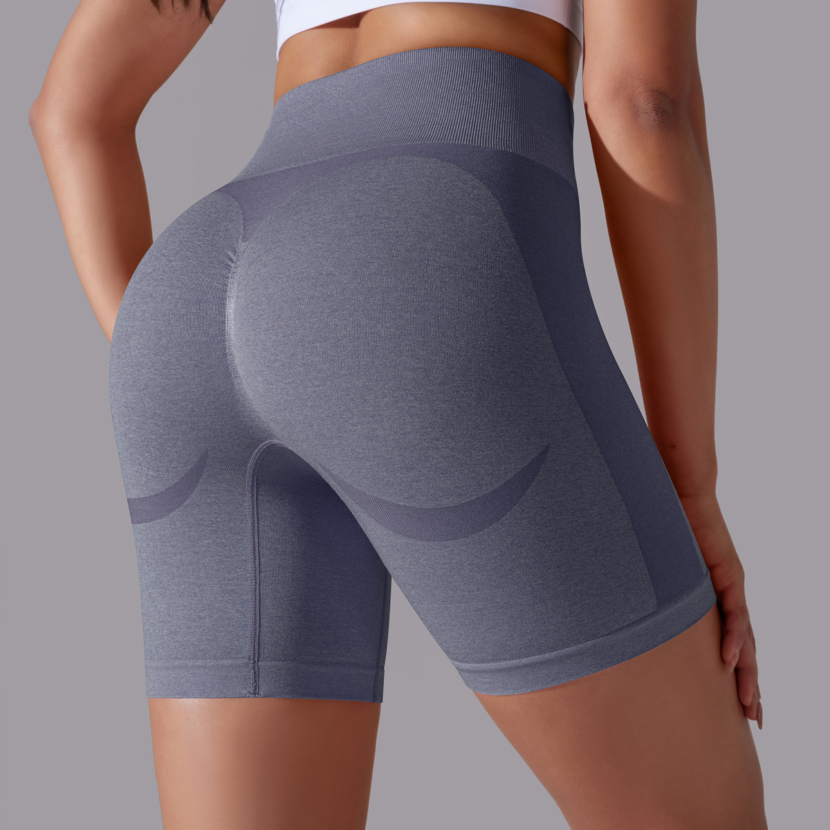 High-waisted Hip-lifting Running Tight Shorts 6641