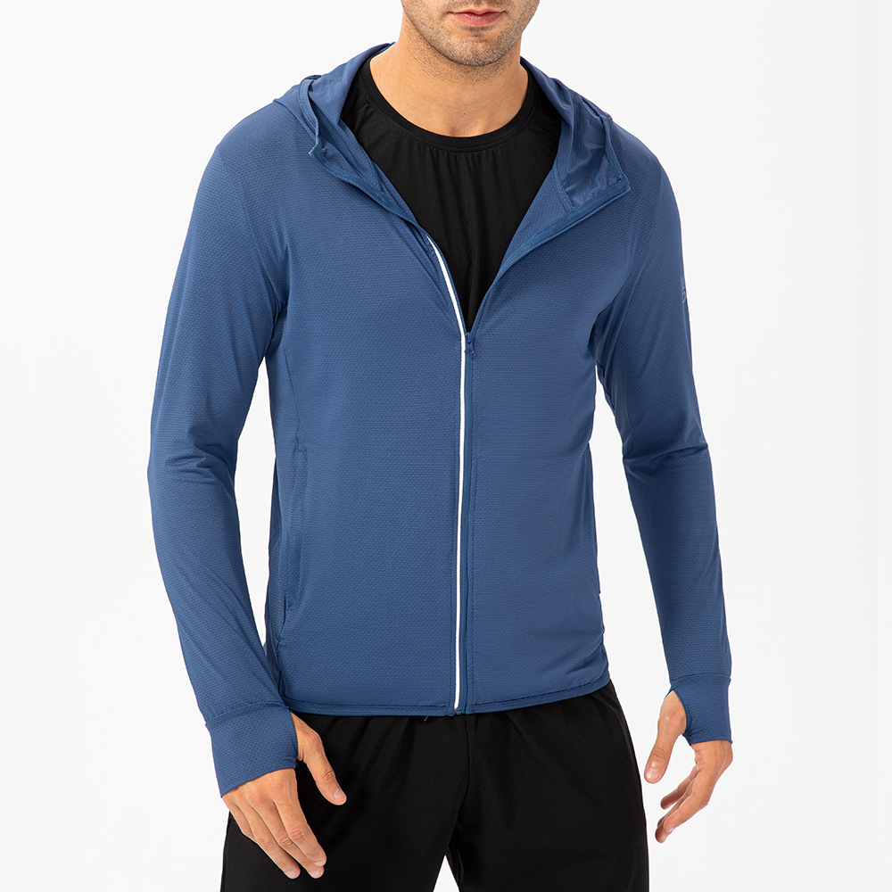 Men's Breathable Long Sleeve Sun Protective Clothing Jacket 15011