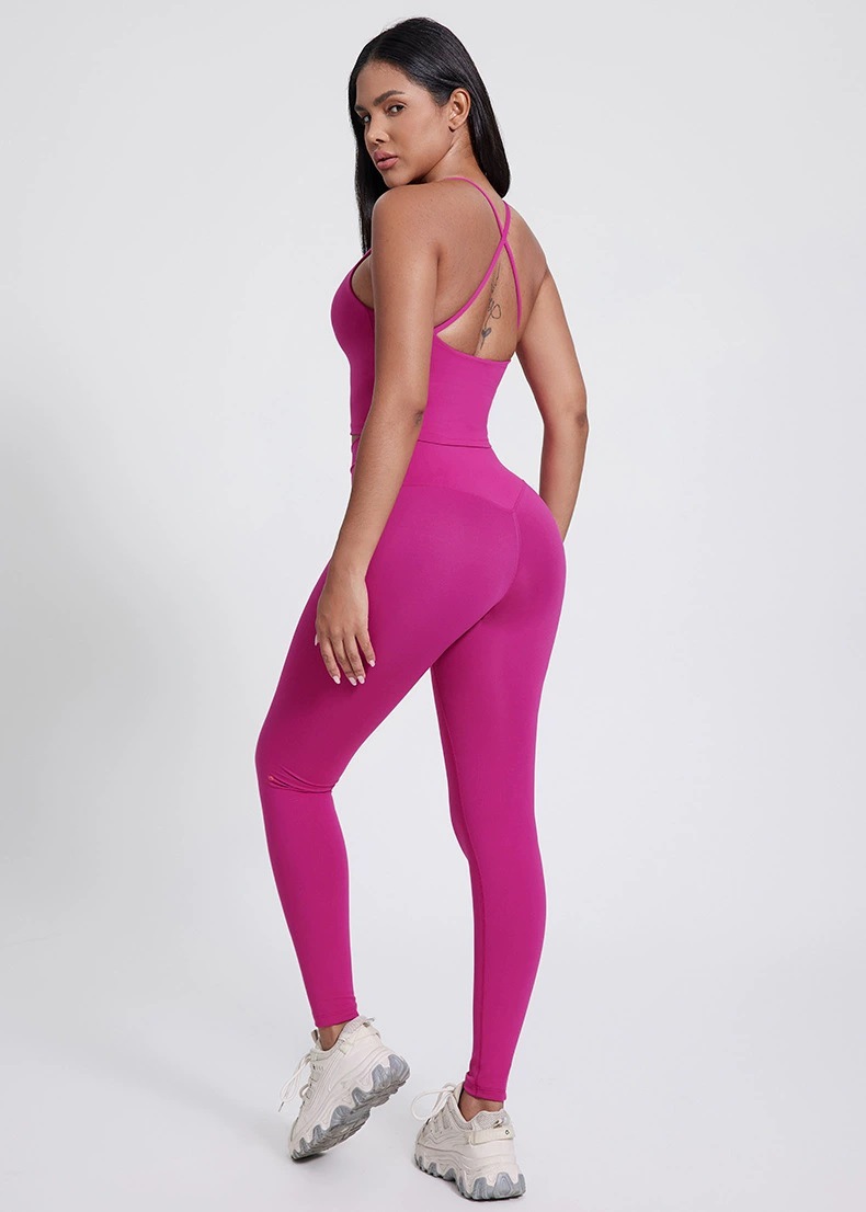 Cross-style Yoga Pants High-waisted Hip-lifting Pilates Fitness Leggings for women SKL-LQ5032