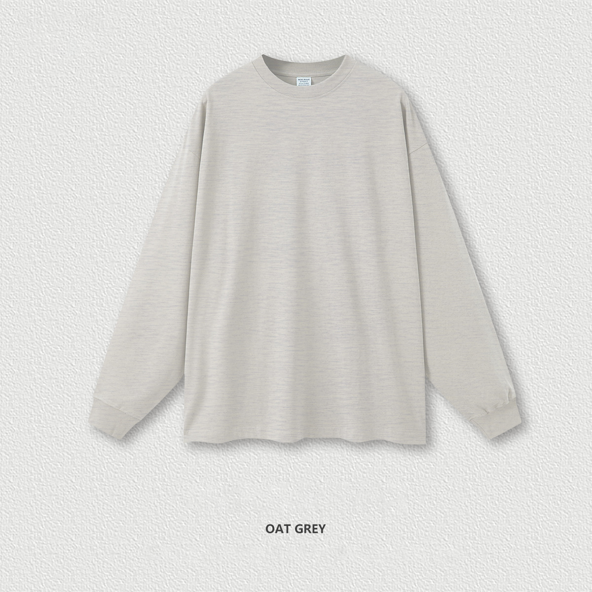  Basic Long Sleeve Solid Color Loose T-Shirt BEW0186