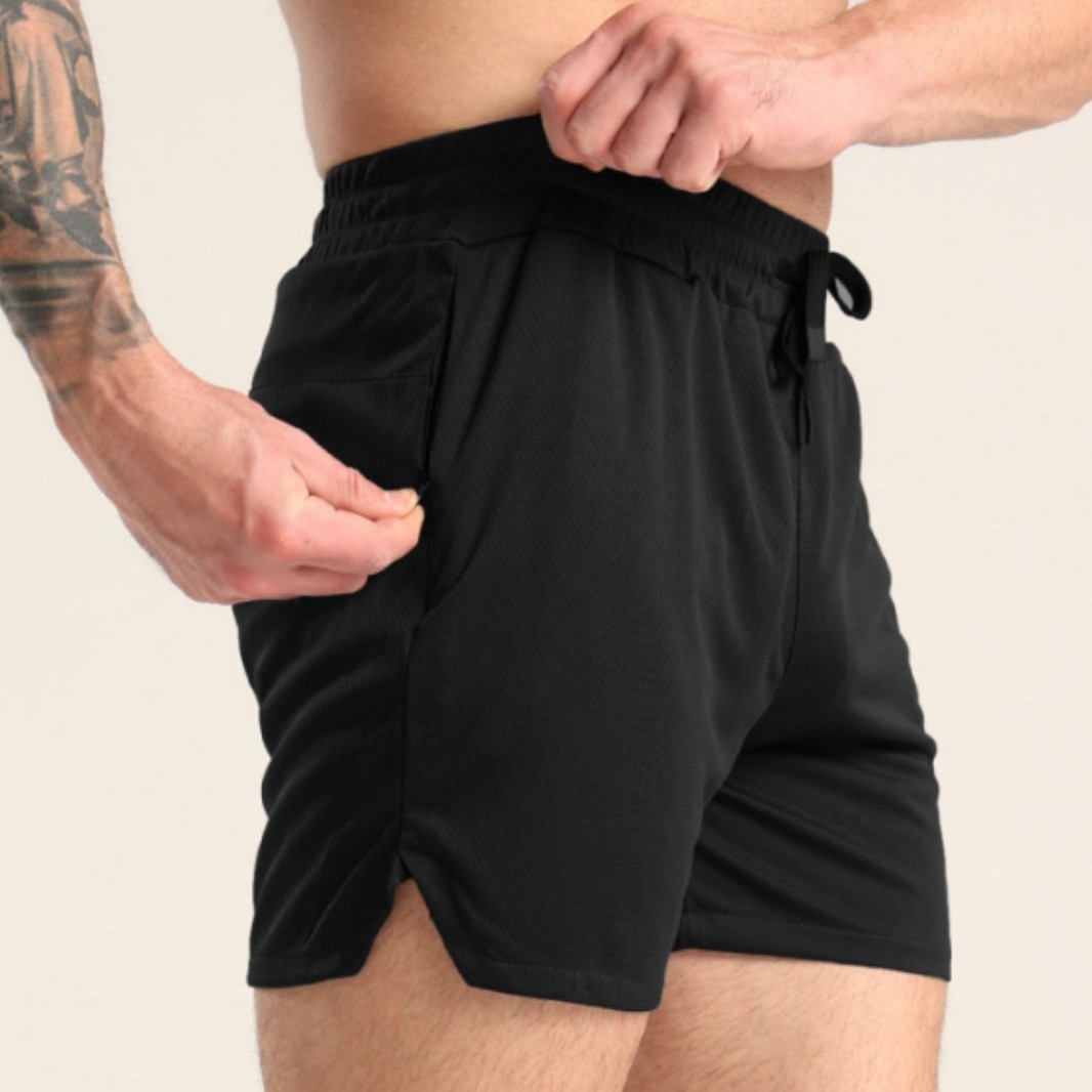 Men's Double-Layer Quick-Dry Sports Shorts FJ-DK-11