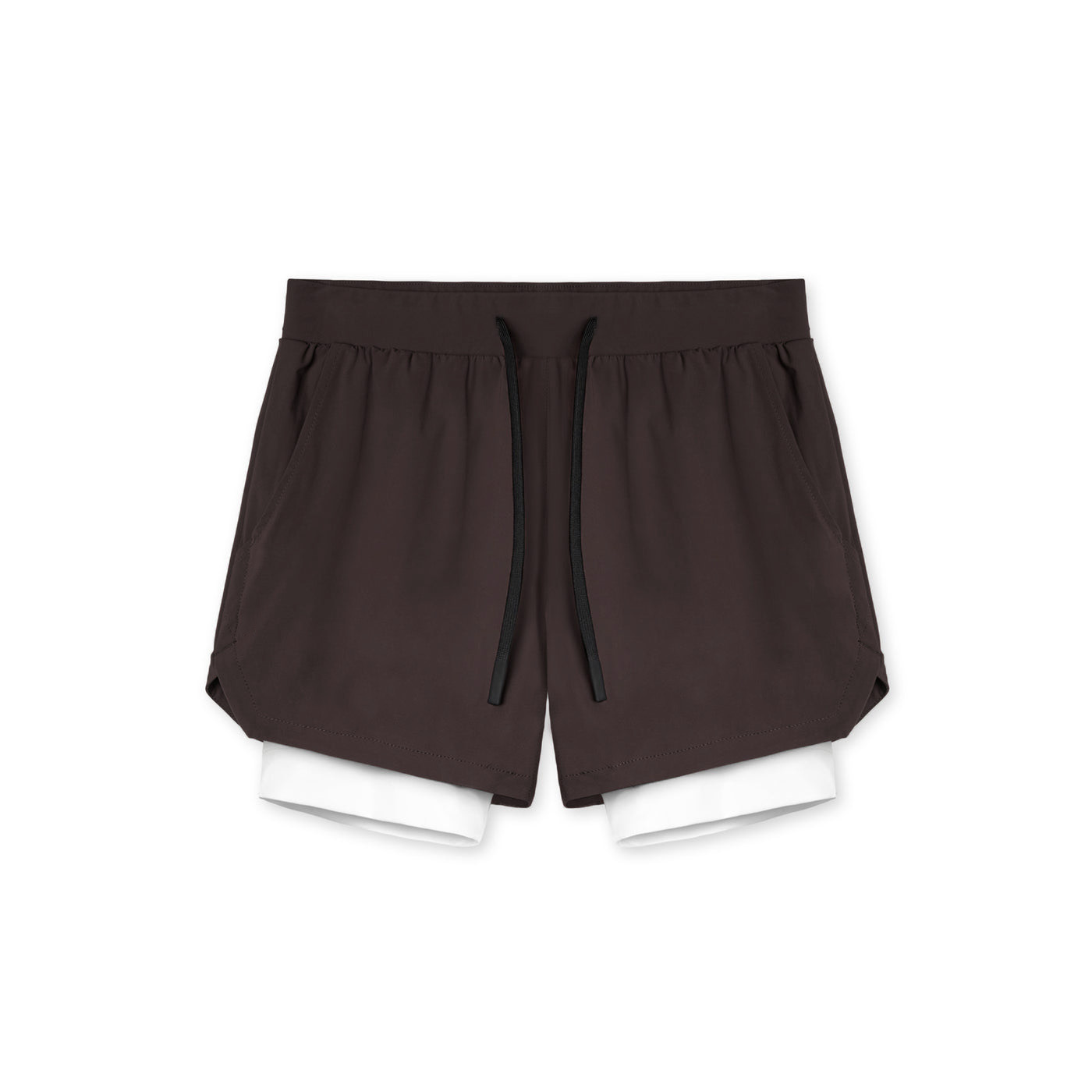 Men's Double-Layer Elastic Quick-Dry Sports Shorts SCDK1
