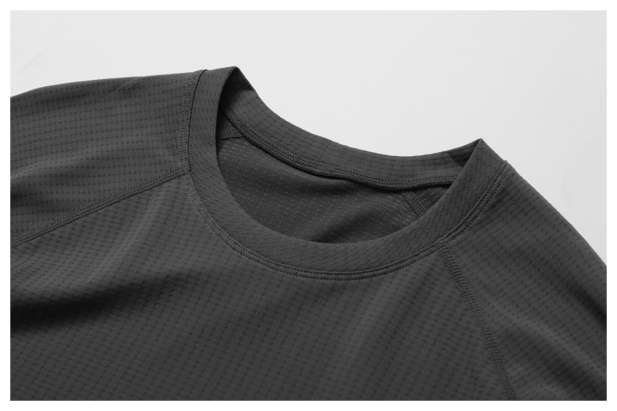 Slim Fit Men's Seamless Long Sleeve Tops 1058-3