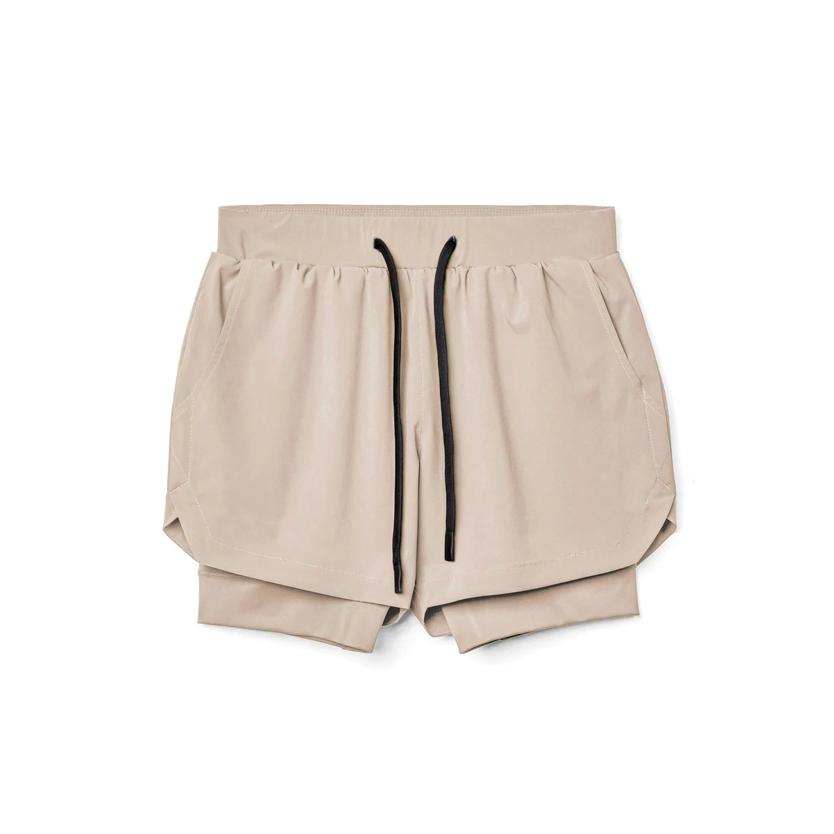 Men's Double-Layer Quick-Dry Sports Shorts FJ-DK-11
