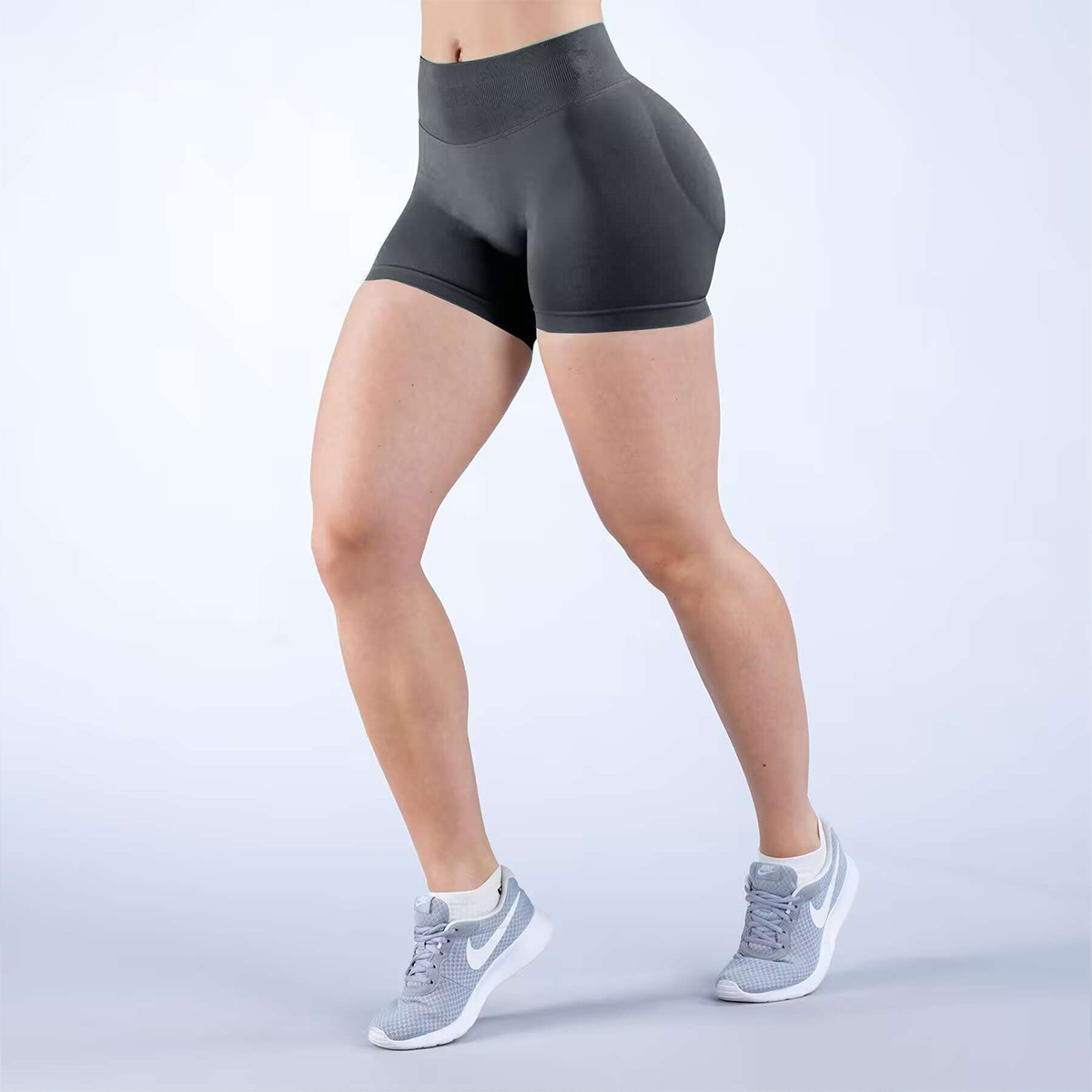 Seamless High Elasticity Butt-Lifting Yoga Shorts LX328A