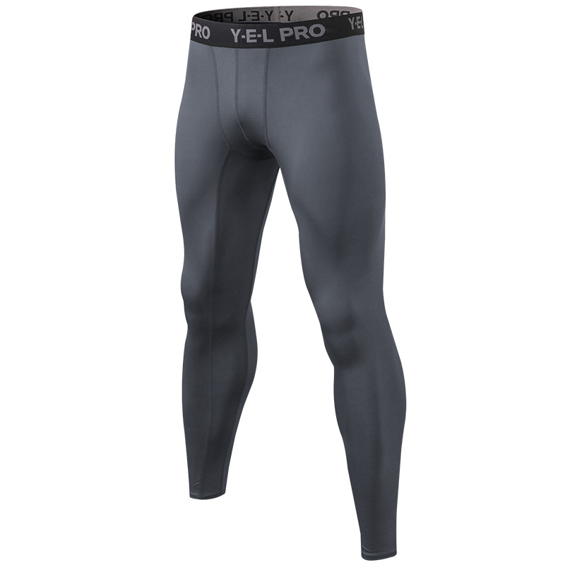  Men's Compression Stretch Quick-Dry Workout Long Pants 6030