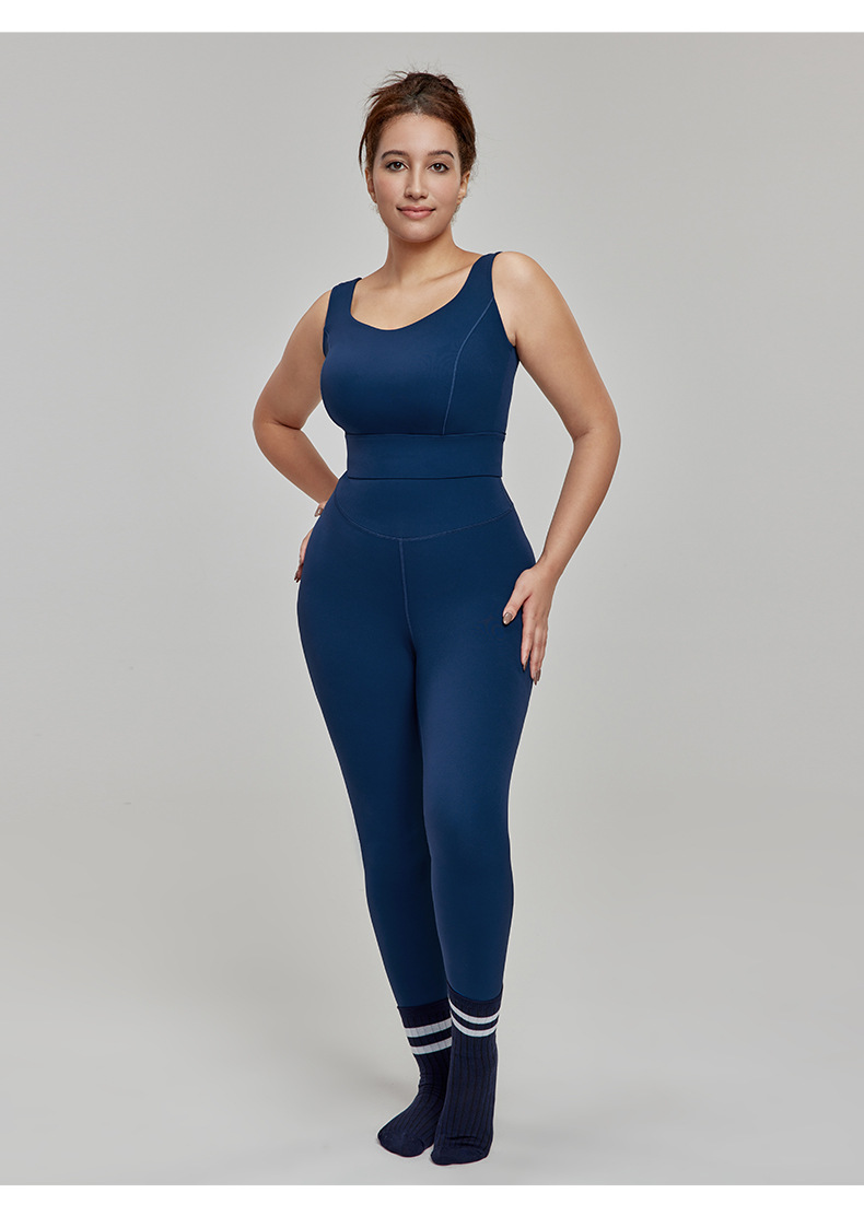 High-Waisted Tummy-Control Plus-Size Yoga Pants  DWP215014
