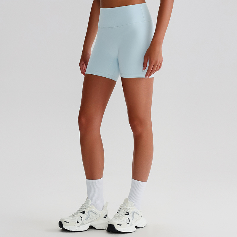High-waisted Three-quarter Pants Seamless Slimming Fitness Shorts SKL-LQ8005