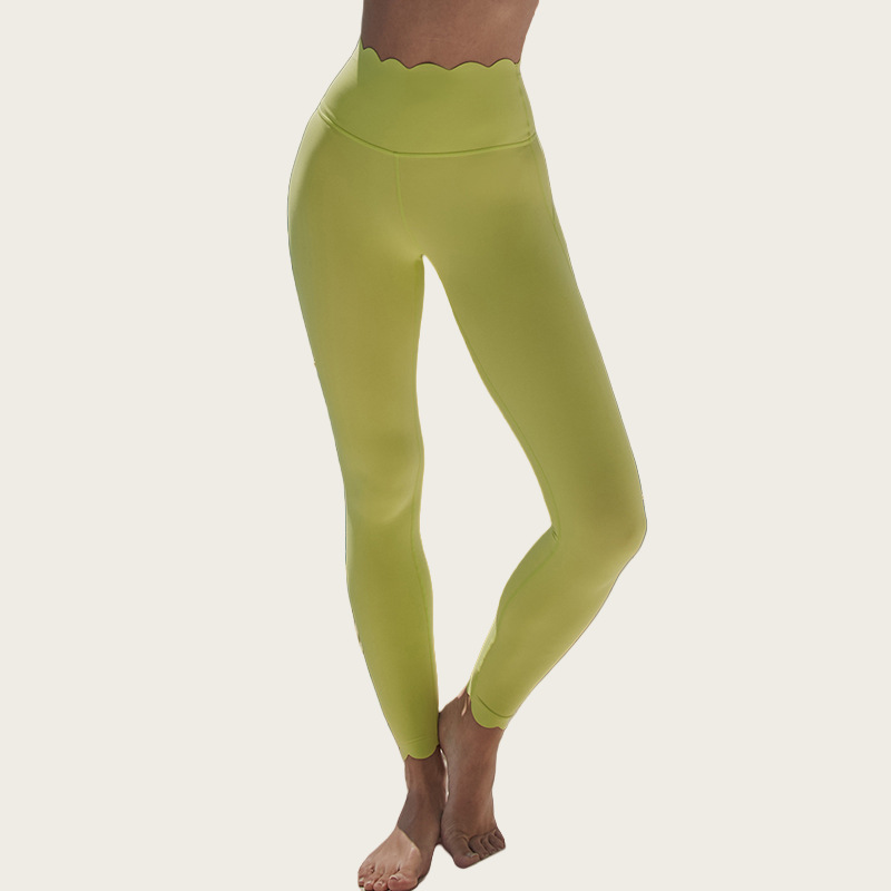 Tight and Lift Hips Yoga Lace Trousers Cycling And Jogging Fitness Pants SKL-FNK202414