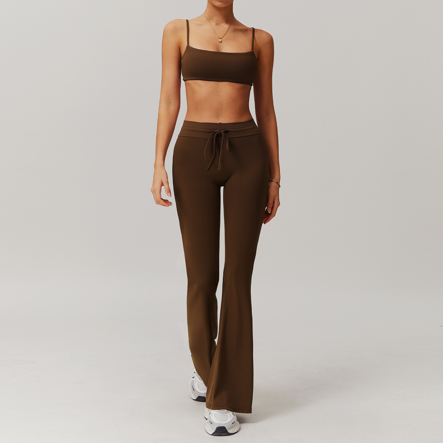 Off the shoulder Bra Yoga Set 5034