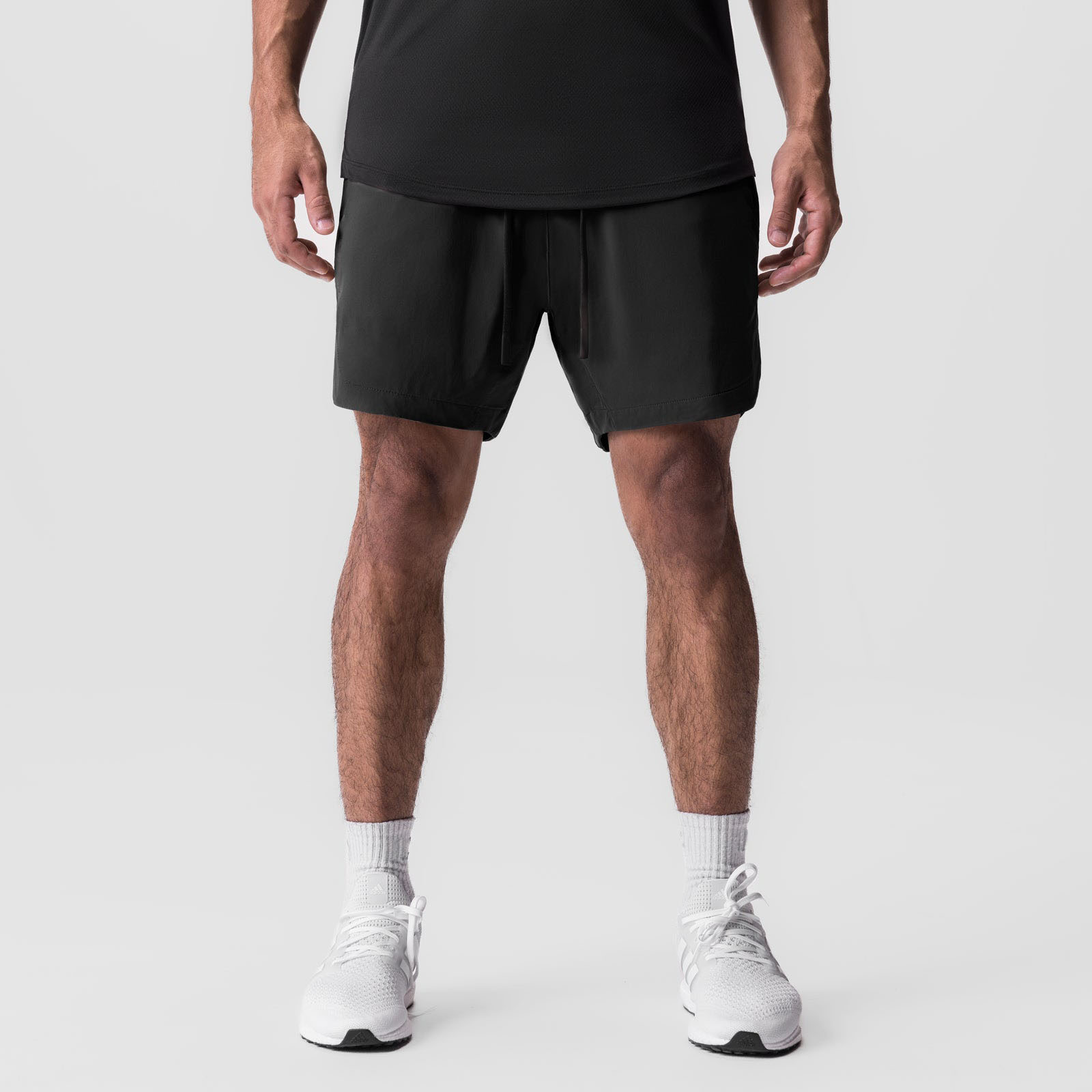 Men's Sports Shorts with Back Zipper Pockets DK112