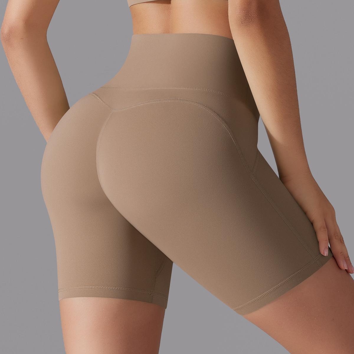  High-waisted Hip-lifting Running Training Yoga Shorts 7054
