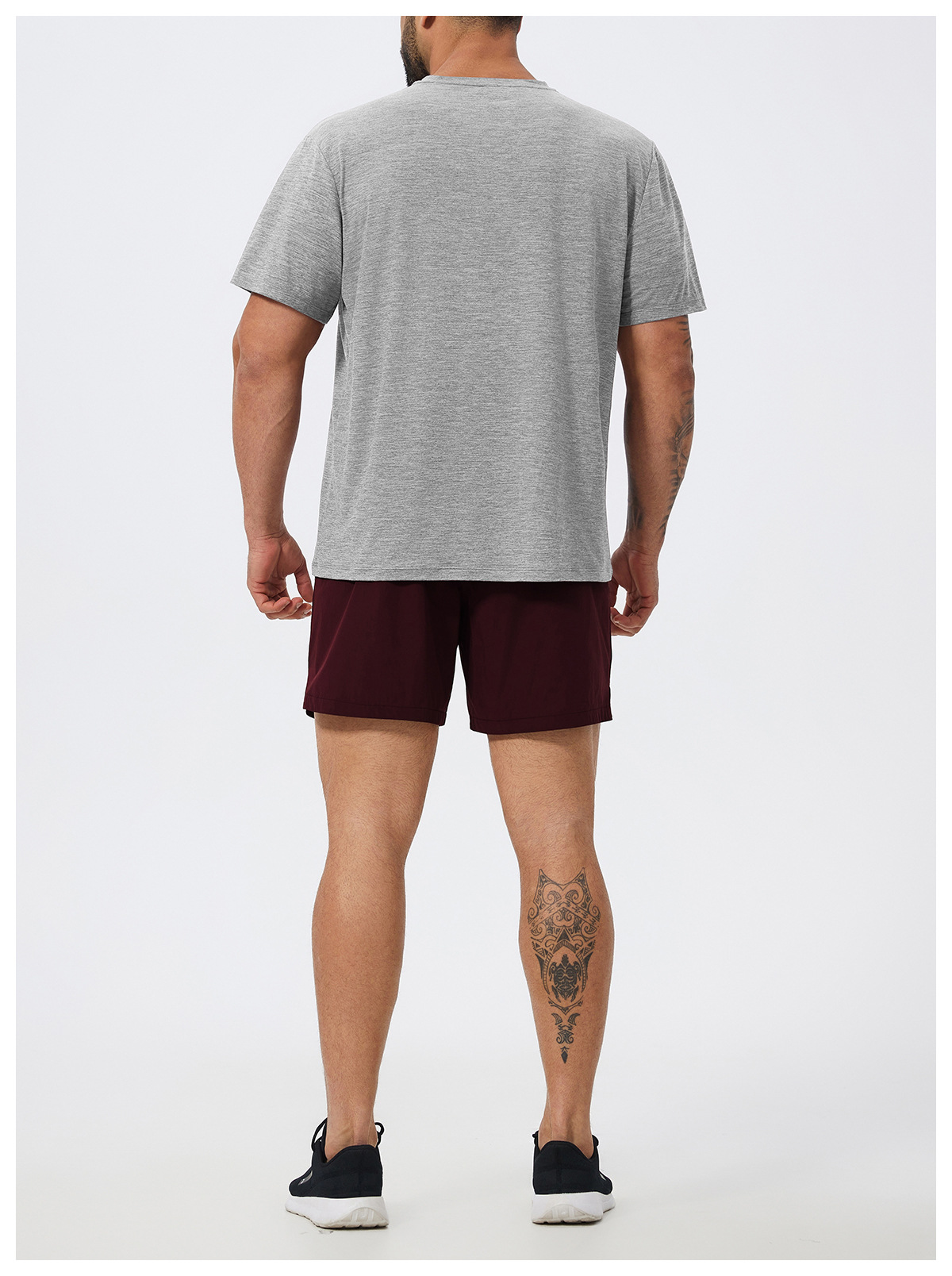 Round Neck Men's Short-sleeve Shirts 1105