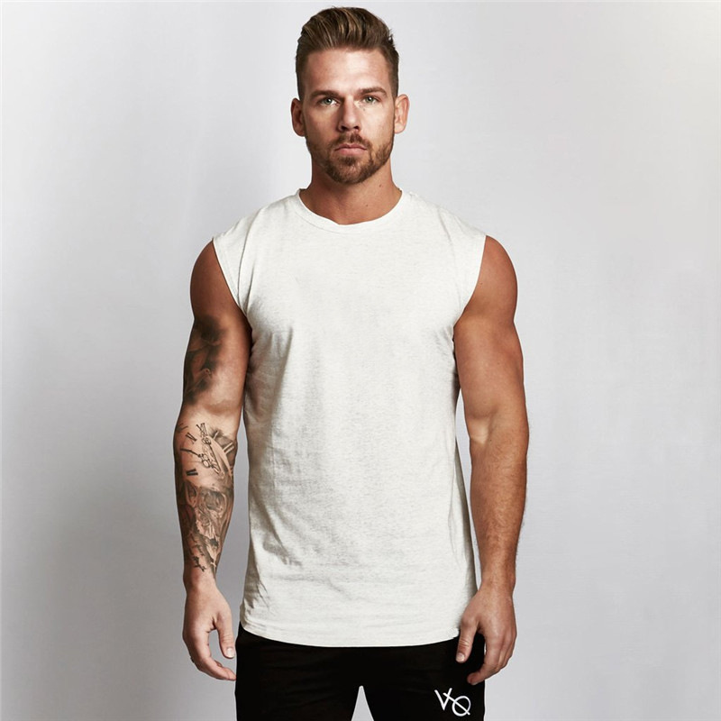 Men's Solid Color Sports Vest BX23