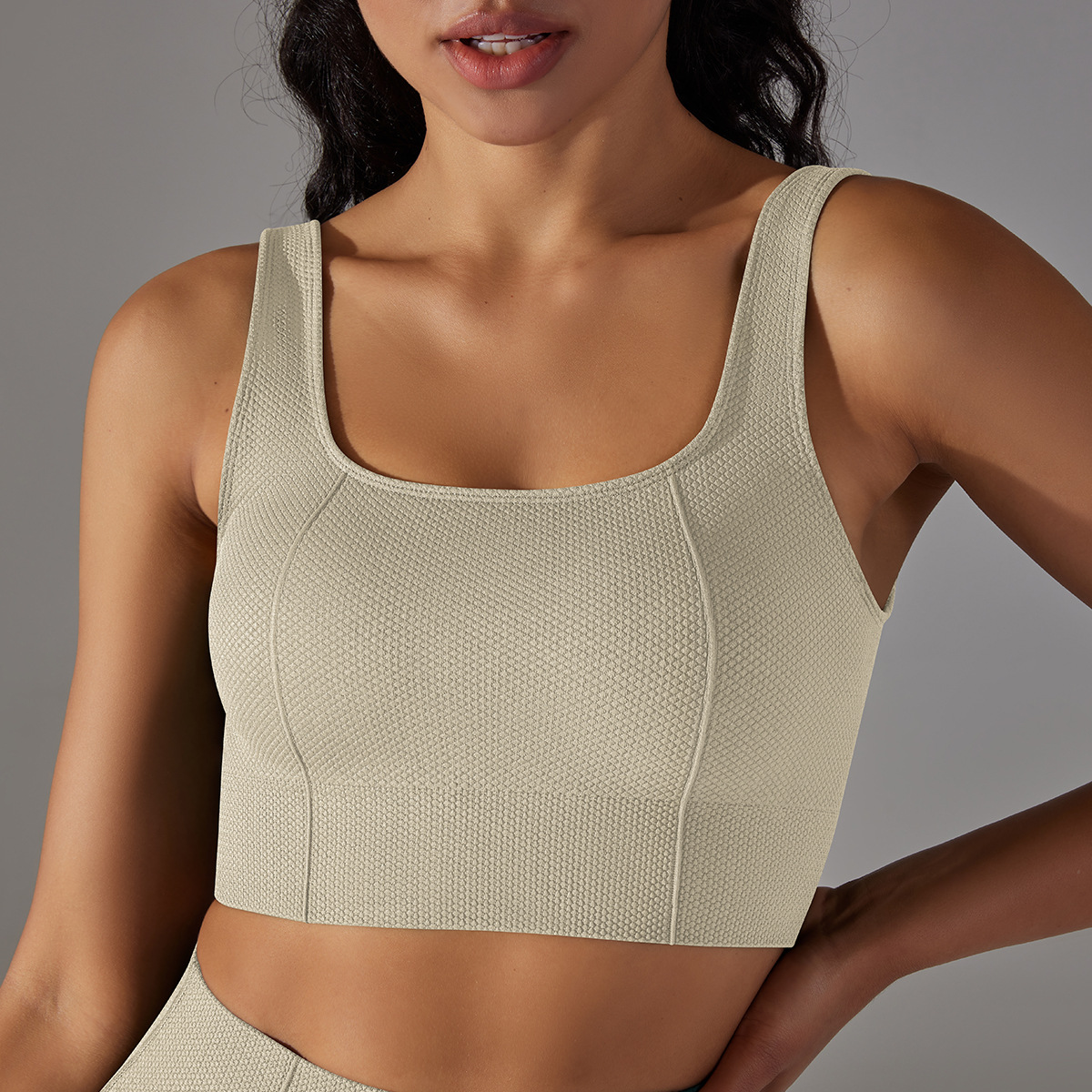 Shockproof Gathering Backless Fitness Vest 6621vest