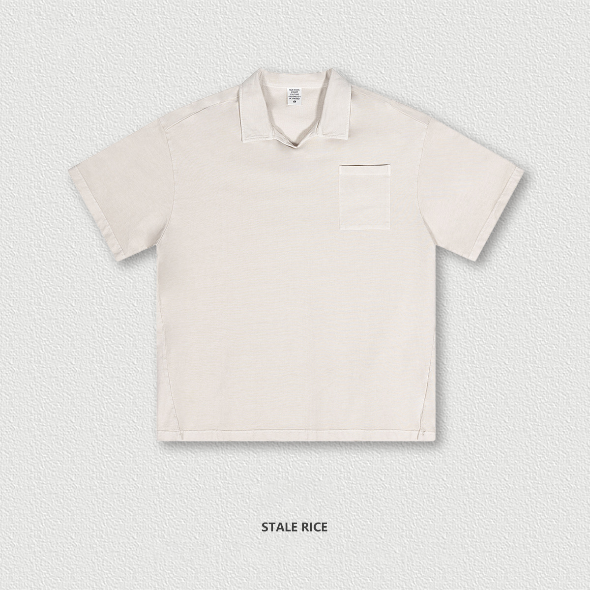 Spring Summer Washed Polo Short Sleeve BES1996