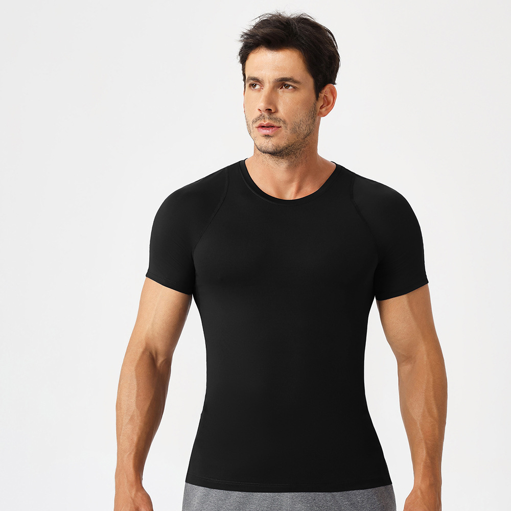 Men's Compression High-Elastic Breathable Fitness Sleeve Shirts 51232