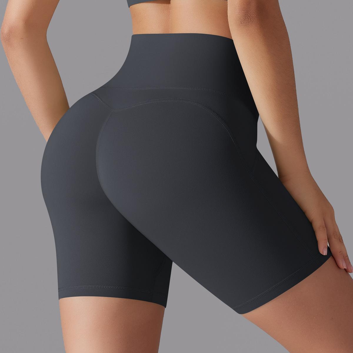  High-waisted Hip-lifting Running Training Yoga Shorts 7054