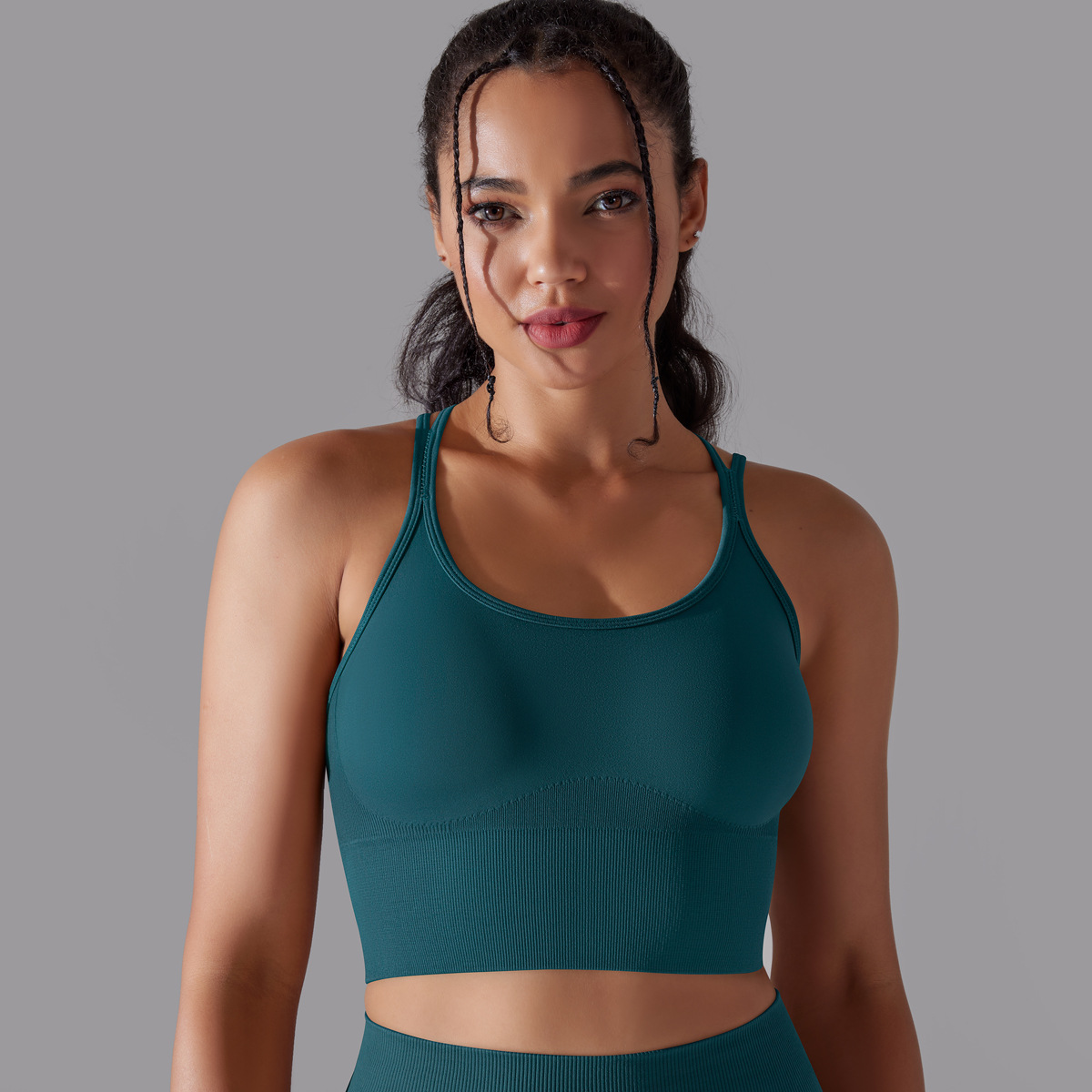  Crisscross Straps Yoga Bra Quick-dry 6632vest