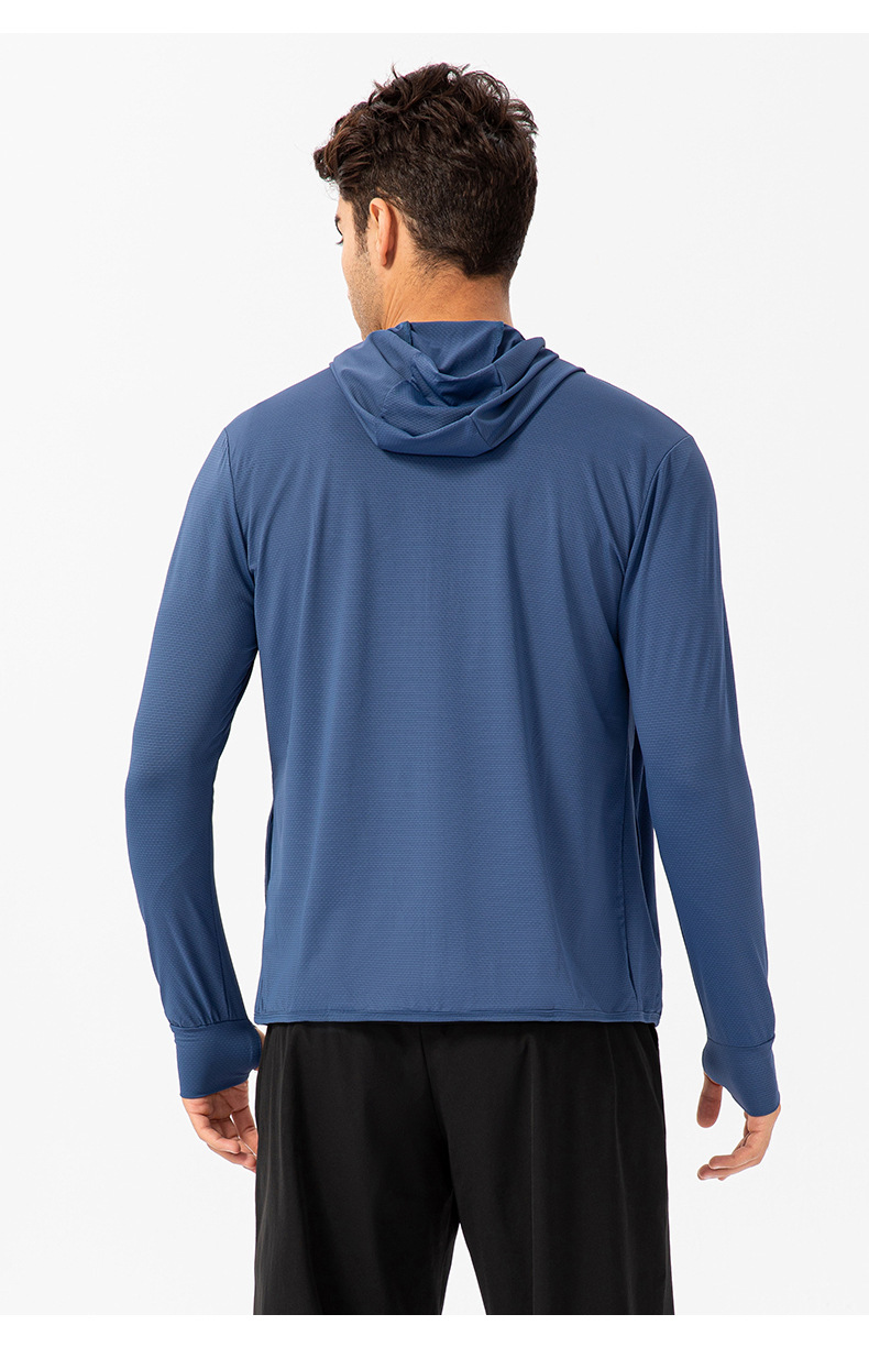 Men's Breathable Long Sleeve Sun Protective Clothing Jacket 15011