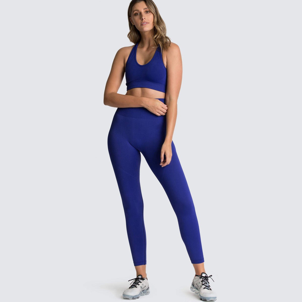  Fitness Backless Sports Bra Set 6095