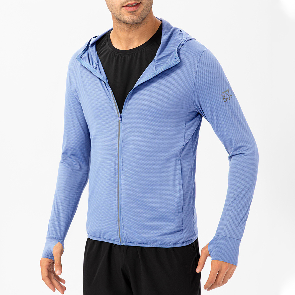 Men's Breathable Long Sleeve Sun Protective Clothing Jacket 15011